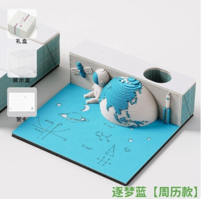 3D Memo Pad Paper Art, Astrona – Home Office Architecture Bewertung und Preis
