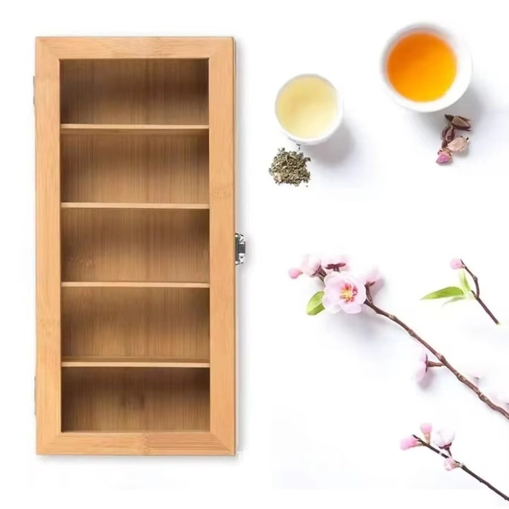 New Bamboo Tea bag Storage Box – Home Office Bagas Bewertung und Preis