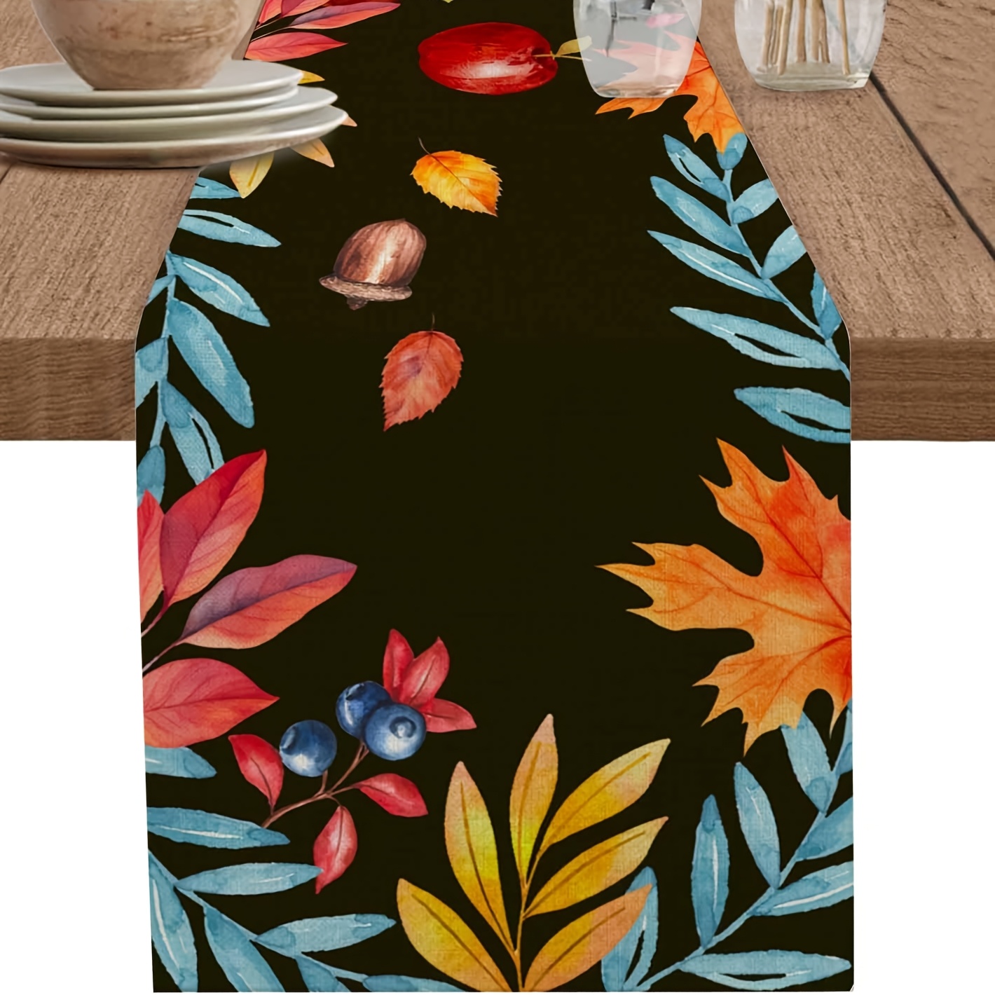 Autumn Leaves Table Runway - R – Home Office Marketing Bewertung und Preis
