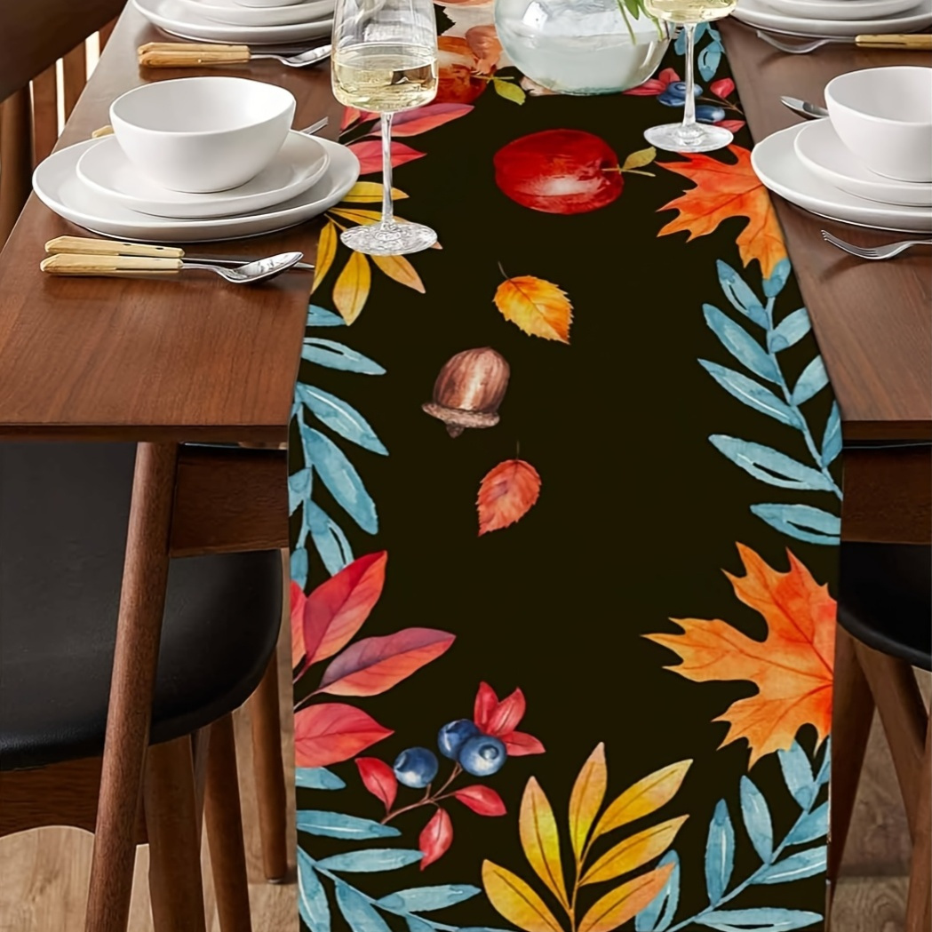 Autumn Leaves Table Runway - R – Home Office Marketing Bewertung und Preis