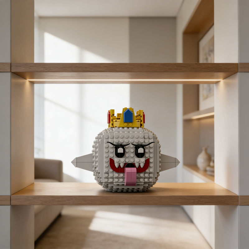 351pcs MOC Mario King Boo Mari – Home Office Architecture Bewertung und Preis