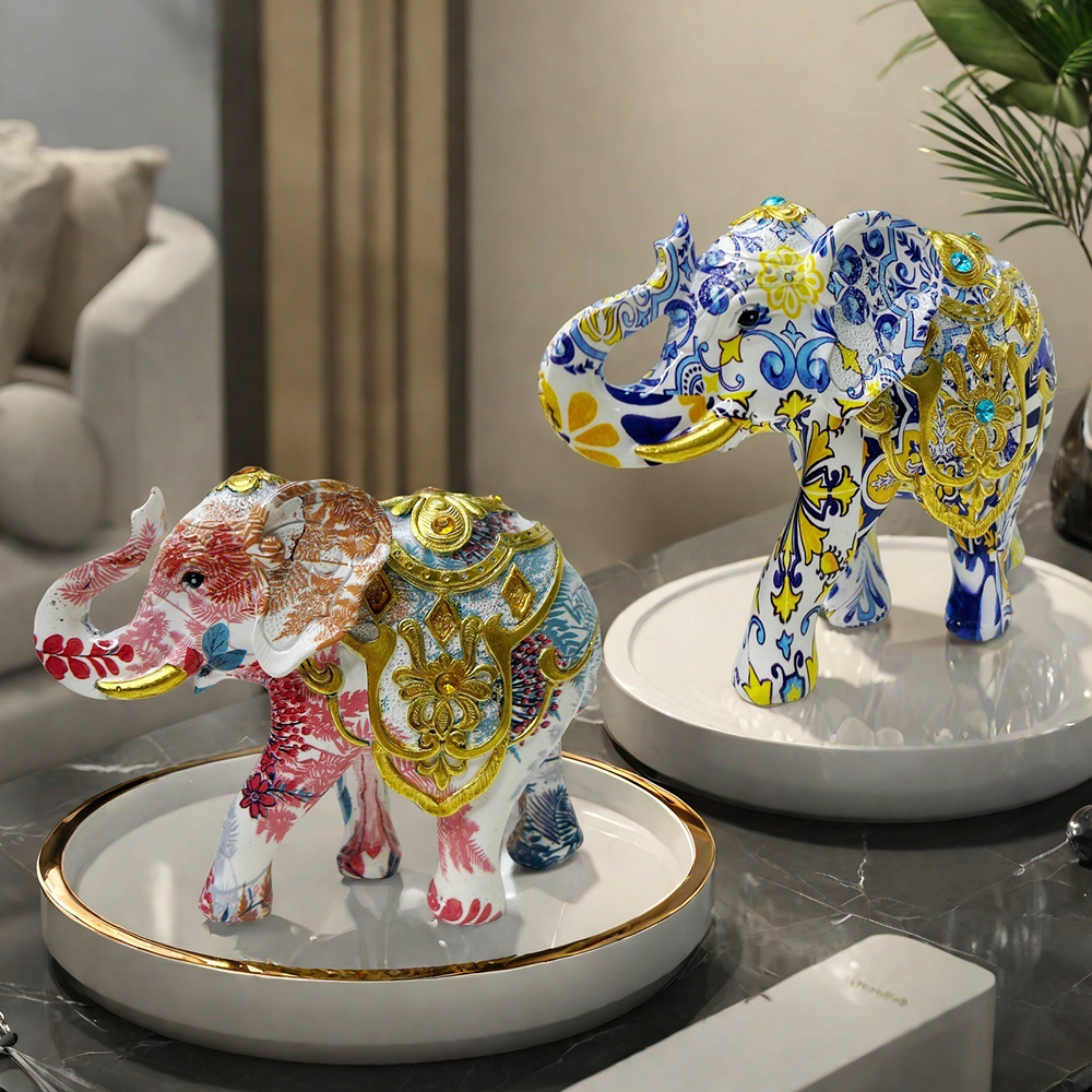 Resin elephant handicrafts, go – Home Office Gif Bewertung und Preis