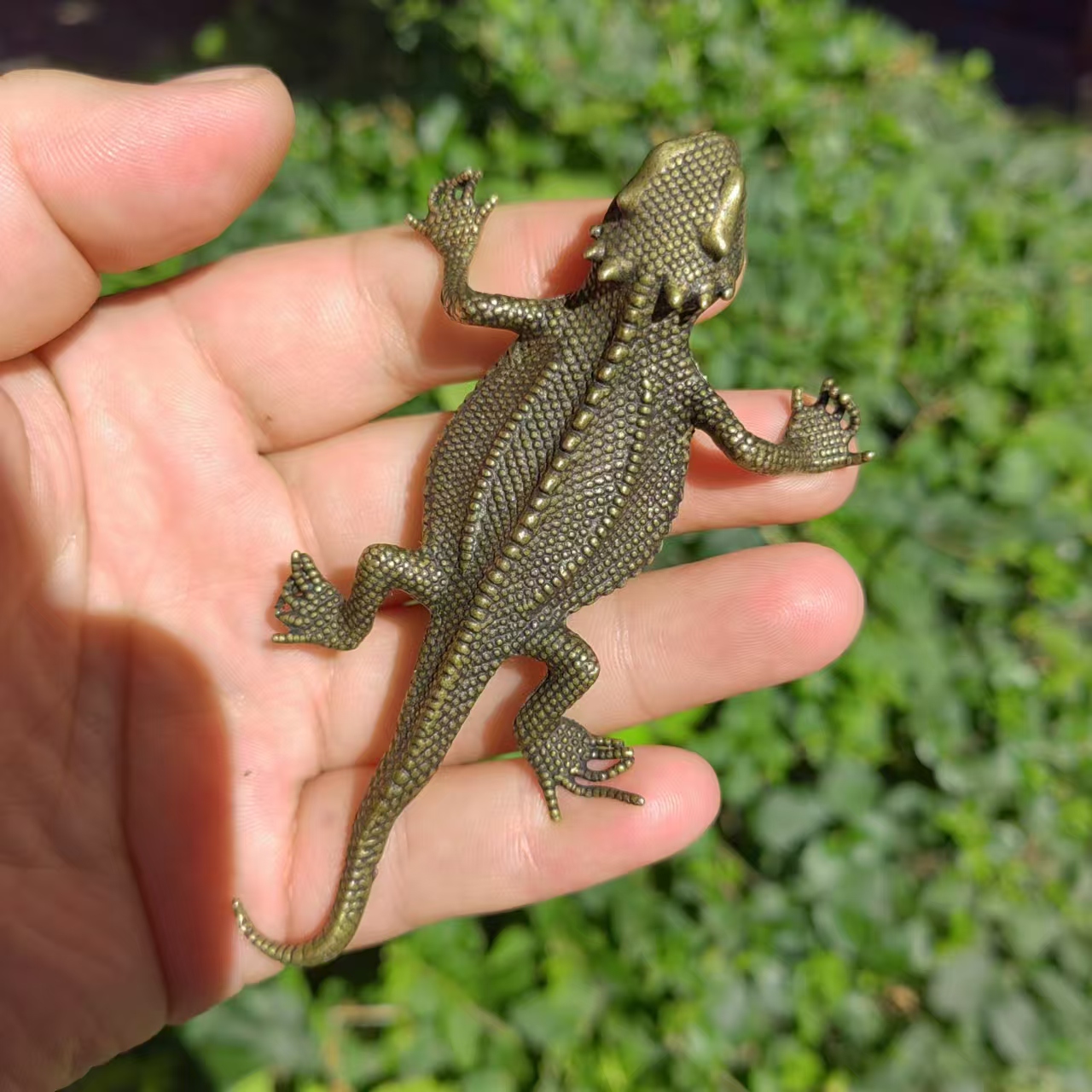 Lizard Sculpture Solid Copper  – Home Office Gif Bewertung und Preis