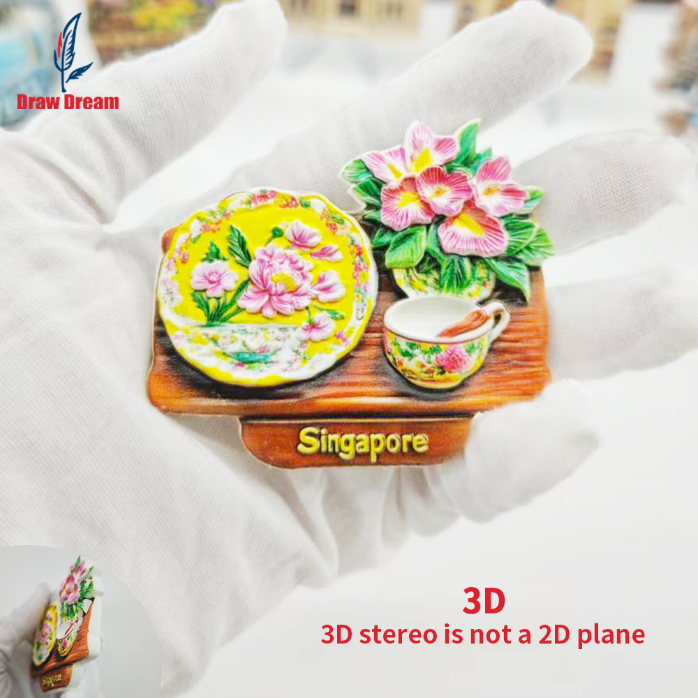 1Pc Singapore Refrigerator Mag – Home Office Singapore Bewertung und Preis