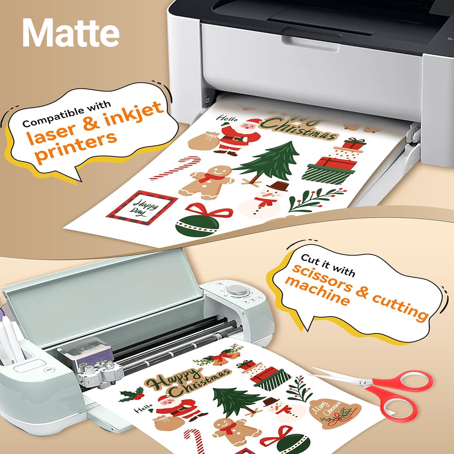 10/20/40Pcs A4 Premium Matte V – Label Maker Machine Bewertung und Preis