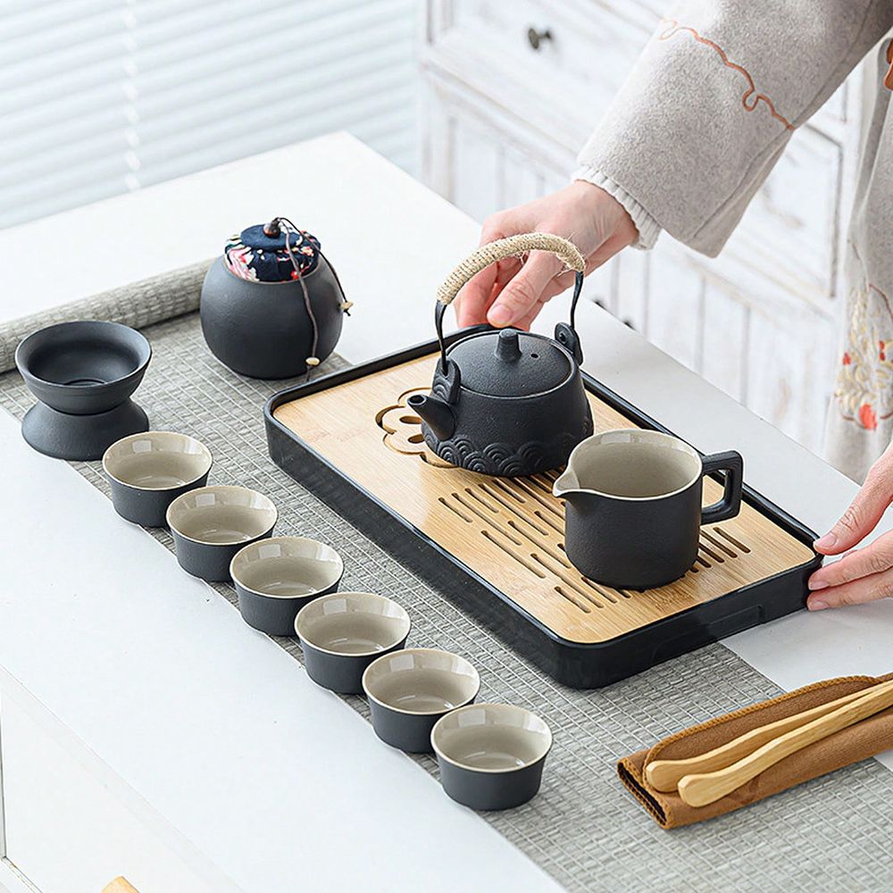 Chinese Tea Set, Porcelain Gon – Home Office Gif Bewertung und Preis