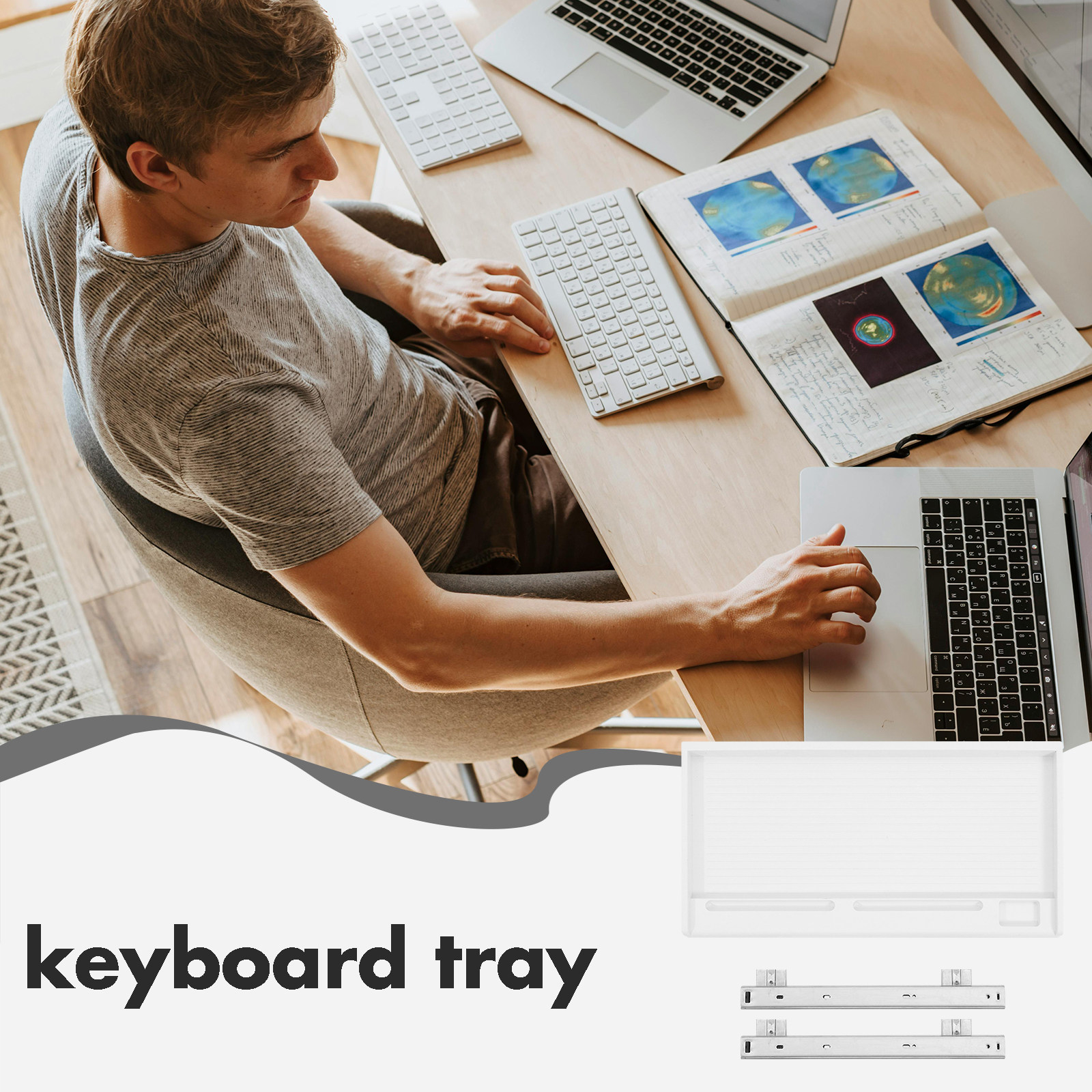1Set Keyboard Tray Under Desk  – Keyboard Tray Under Desk Bewertung und Preis