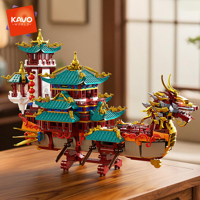 KAVOWORLD 2453PCS Chinese Drag – Home Office Architecture Bewertung und Preis