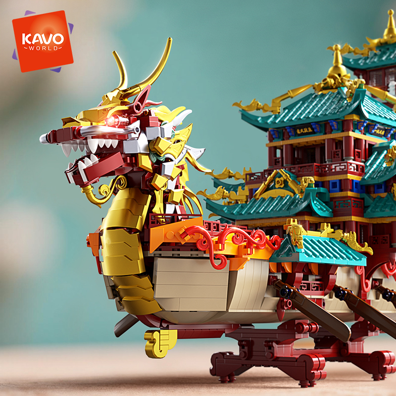 KAVOWORLD 2453PCS Chinese Drag – Home Office Architecture Bewertung und Preis
